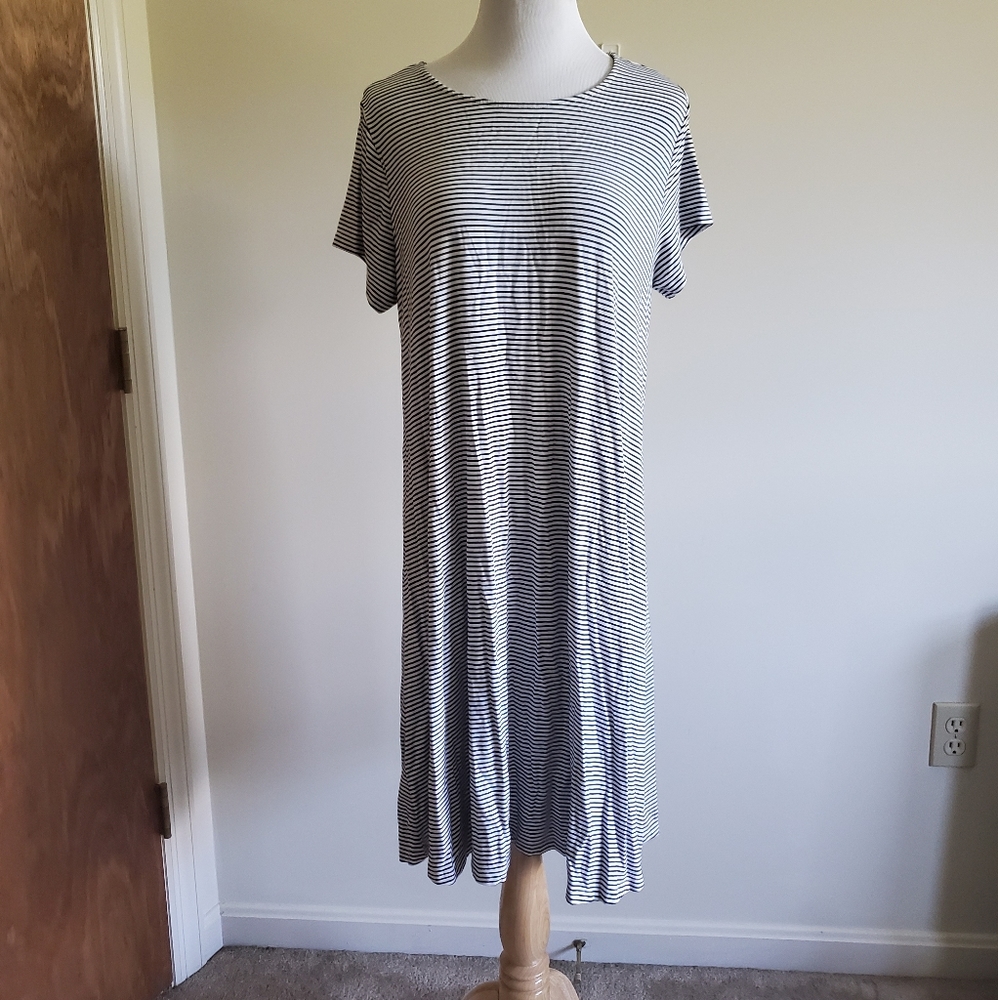 Striped t-shirt dress